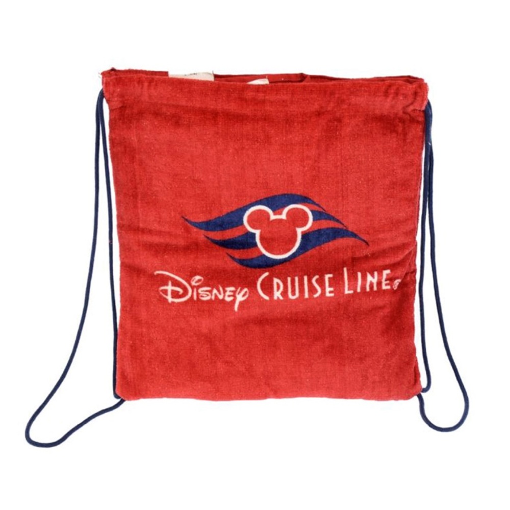Disney Beach Towel - Disney Cruise Line Logo - Towel And Drawstring Bag